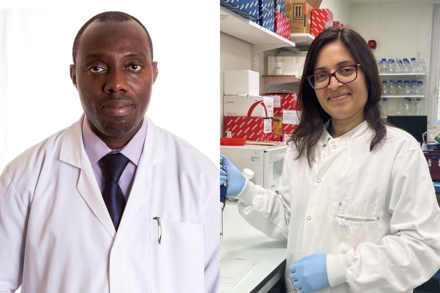 Dr Muzamil Olamide Hassan and Dr Raina Ramnath