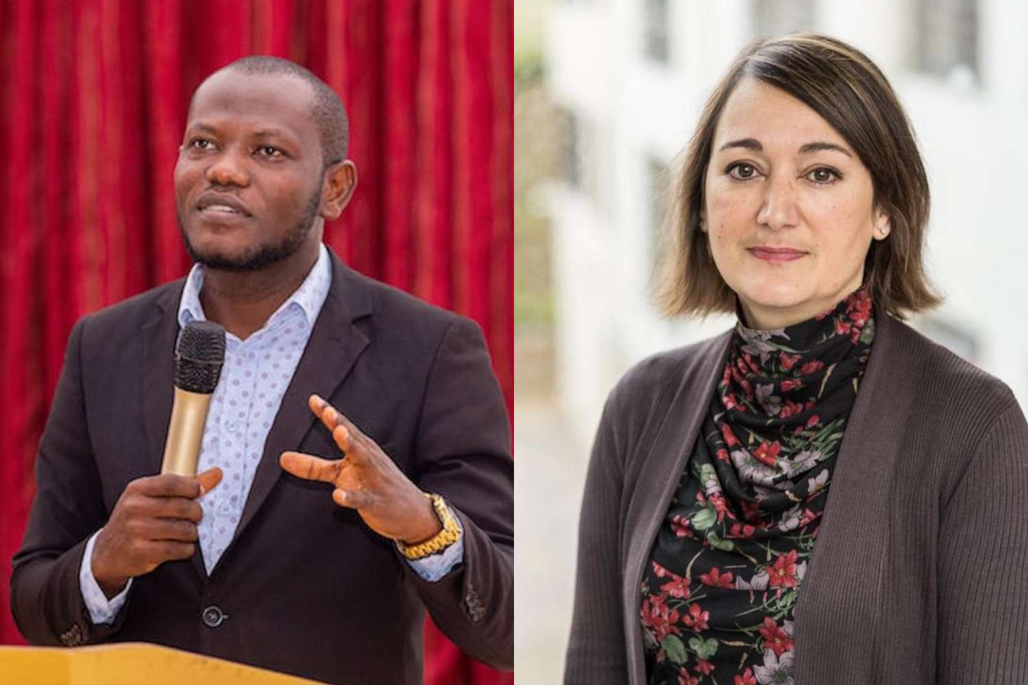 Dr Samuel Adjorlolo and Dr Amanda Mason-Jones