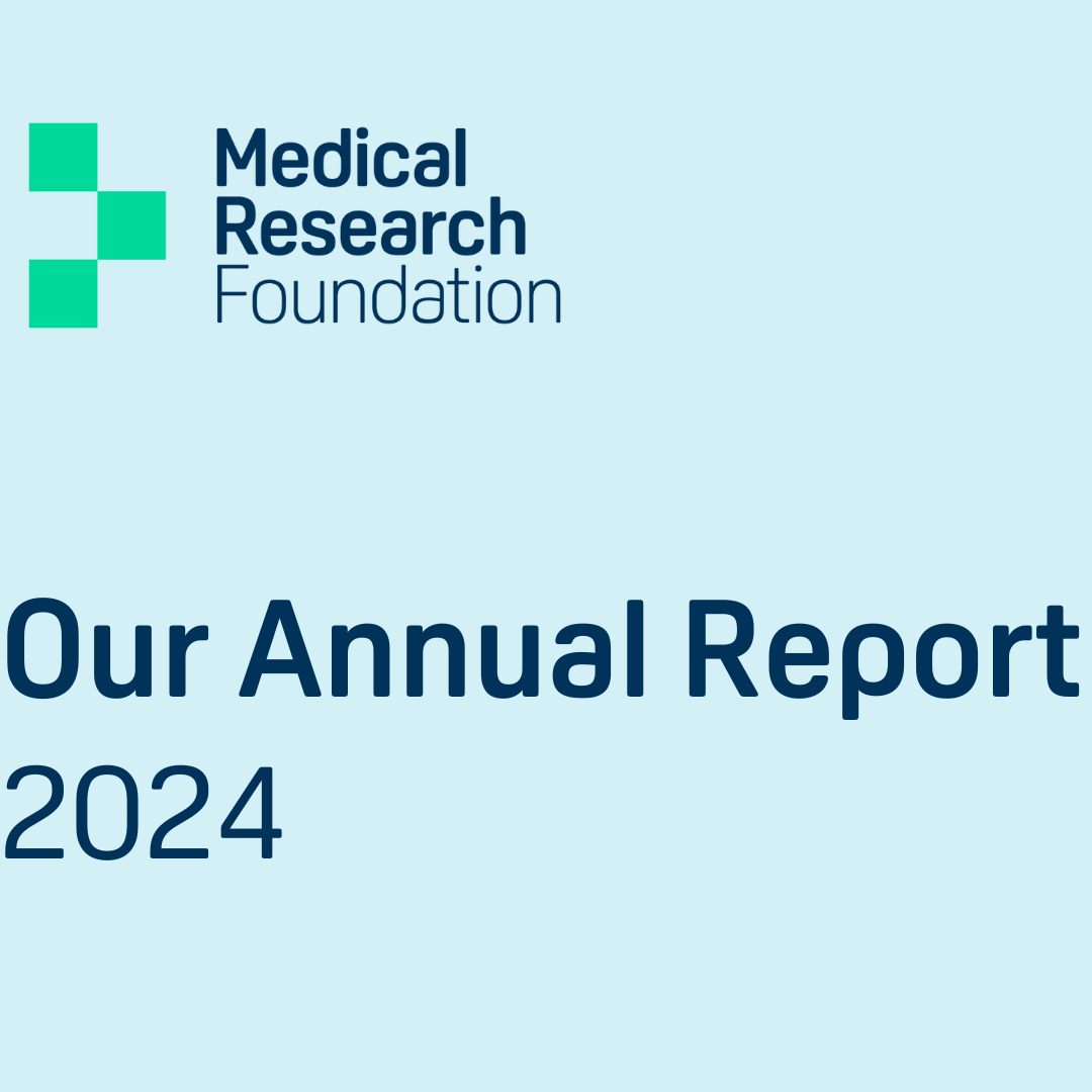 Our Annual Report 2024 - graphic with Foundation logo