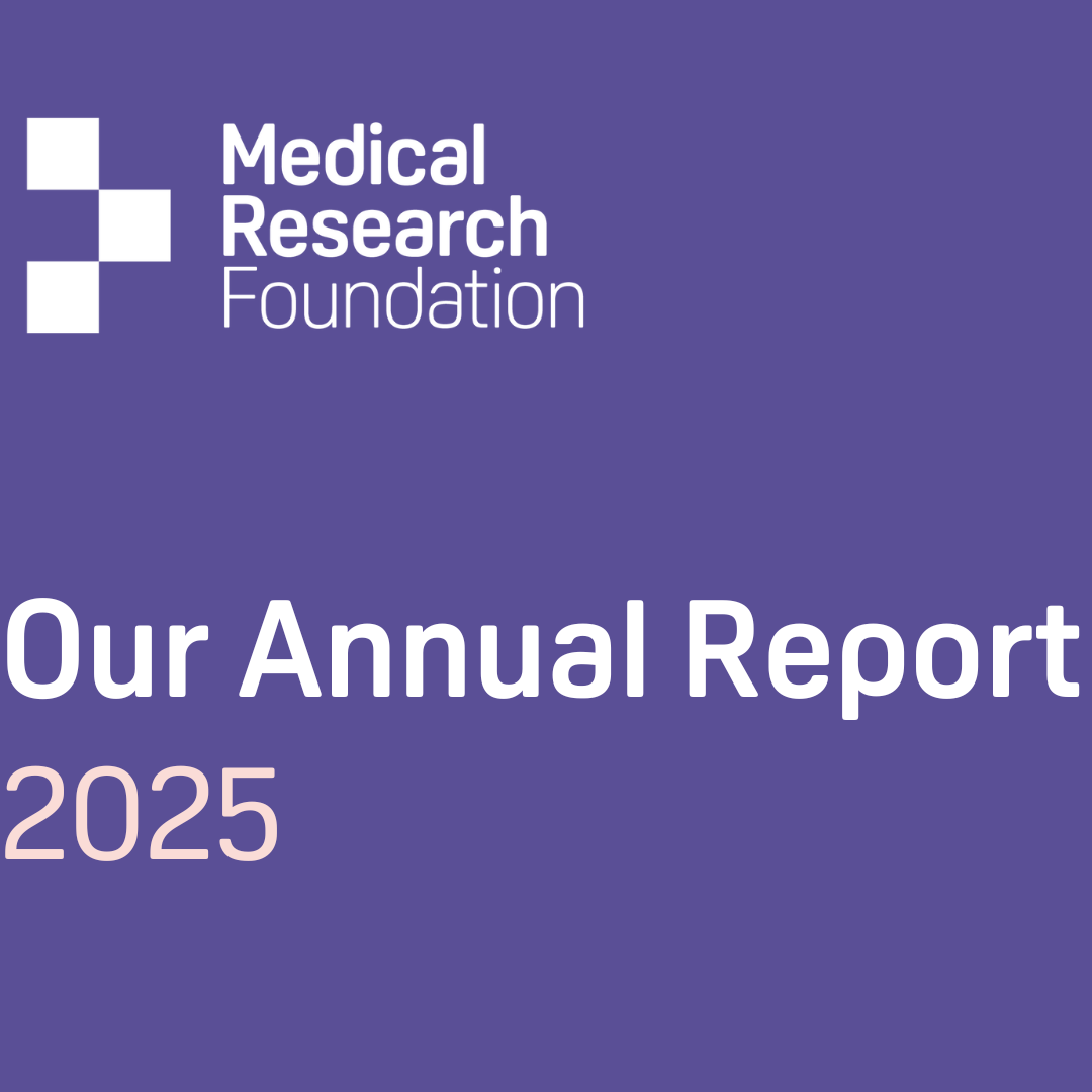 Our Annual Report 2025 - graphic with Foundation logo